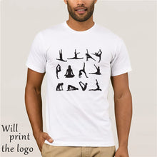 Load image into Gallery viewer, Yoga Poses T-Shirt 100% Premium Cotton Vipassana Ashtanga Kundalini Hatha