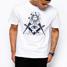 Load image into Gallery viewer, Buddhist Yoga T-Shirt Hindu Om Aum Meditation Sanskrit Zen Spiritual Chakra New Cool Gift Personality Tee Shirt