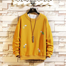 Load image into Gallery viewer, Japan Style Casual O-Neck 2020 New Arrived Hoodies Sweatshirt Men Thick Fleece Style Hip Hop High Streetwear Clothing