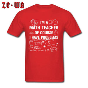 Math Number Theory T Shirt Function Formula Men Fashion Tshirts Geometric Area Solution Math Teacher Problems Science T Shirts