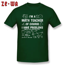 Load image into Gallery viewer, Math Number Theory T Shirt Function Formula Men Fashion Tshirts Geometric Area Solution Math Teacher Problems Science T Shirts
