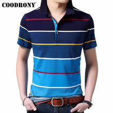 Load image into Gallery viewer, COODRONY Cotton T Shirt Men 2019 Spring Summer Short Sleeve T-Shirt Men Streetwear Fashion Casual Turn-down Collar Tshirt S95115
