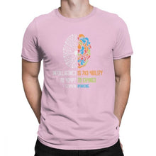 Load image into Gallery viewer, 100% Cotton Tee Shirt Intelligence Men T Shirt Intelligence Is The Ability To Adapt To Change Vintage Science Slogan T-Shirt
