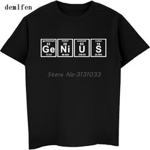 Load image into Gallery viewer, Funny Genius Periodic Table Science Chemistry T-shirt Summer Adult Printed Mens Cotton T Shirt Casual Unisex Tees Tops
