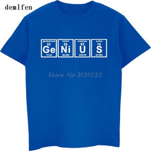 Load image into Gallery viewer, Funny Genius Periodic Table Science Chemistry T-shirt Summer Adult Printed Mens Cotton T Shirt Casual Unisex Tees Tops
