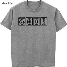 Load image into Gallery viewer, Funny Genius Periodic Table Science Chemistry T-shirt Summer Adult Printed Mens Cotton T Shirt Casual Unisex Tees Tops
