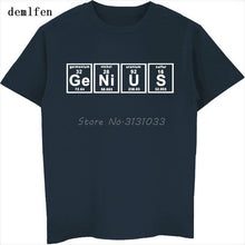 Load image into Gallery viewer, Funny Genius Periodic Table Science Chemistry T-shirt Summer Adult Printed Mens Cotton T Shirt Casual Unisex Tees Tops
