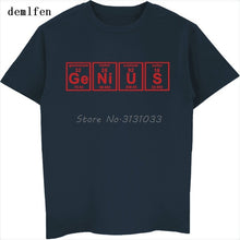 Load image into Gallery viewer, Funny Genius Periodic Table Science Chemistry T-shirt Summer Adult Printed Mens Cotton T Shirt Casual Unisex Tees Tops
