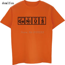 Load image into Gallery viewer, Funny Genius Periodic Table Science Chemistry T-shirt Summer Adult Printed Mens Cotton T Shirt Casual Unisex Tees Tops
