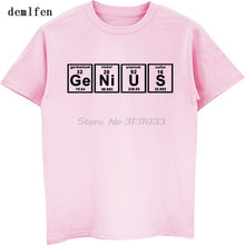 Load image into Gallery viewer, Funny Genius Periodic Table Science Chemistry T-shirt Summer Adult Printed Mens Cotton T Shirt Casual Unisex Tees Tops
