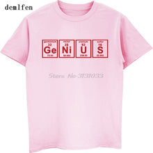 Load image into Gallery viewer, Funny Genius Periodic Table Science Chemistry T-shirt Summer Adult Printed Mens Cotton T Shirt Casual Unisex Tees Tops
