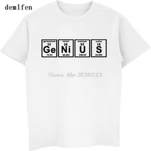 Load image into Gallery viewer, Funny Genius Periodic Table Science Chemistry T-shirt Summer Adult Printed Mens Cotton T Shirt Casual Unisex Tees Tops
