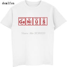 Load image into Gallery viewer, Funny Genius Periodic Table Science Chemistry T-shirt Summer Adult Printed Mens Cotton T Shirt Casual Unisex Tees Tops
