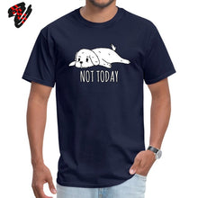 Load image into Gallery viewer, Cute Men T Shirts Bichon Frise Not Today Pet Dog Tees Print Anime Tshirt Cartoon 100% Cotton Animal Lover T-shirts Plus Size Top
