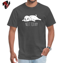 Load image into Gallery viewer, Cute Men T Shirts Bichon Frise Not Today Pet Dog Tees Print Anime Tshirt Cartoon 100% Cotton Animal Lover T-shirts Plus Size Top
