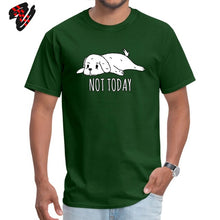 Load image into Gallery viewer, Cute Men T Shirts Bichon Frise Not Today Pet Dog Tees Print Anime Tshirt Cartoon 100% Cotton Animal Lover T-shirts Plus Size Top
