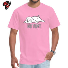 Load image into Gallery viewer, Cute Men T Shirts Bichon Frise Not Today Pet Dog Tees Print Anime Tshirt Cartoon 100% Cotton Animal Lover T-shirts Plus Size Top
