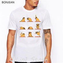 Load image into Gallery viewer, 2019 animal yoga print tshirt men Boston Terriers Avocado T-Shirt homme funny t shirts camisetas hombre tumblr Tops tee
