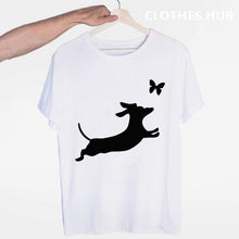 Load image into Gallery viewer, Dachshund Puppy Pet Lover Owner Wiener Dog New Fashion Hip Hop T Shirt Men Women Harajuku T-Shirts Print Tees Tops
