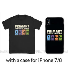 Load image into Gallery viewer, Periodic Table Of Humor Man's Funny T Shirt S Ar Ca Sm Science Sarcasm Primary Elements Chemistry T-Shirt Cotton Tees Plus Size

