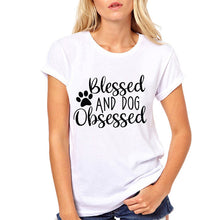 Load image into Gallery viewer, Women Clothes Dog Paw Cute Lover  Funny Summer  Fashion Cartoon Print Ladies Woman Harajuku Punk Top Tee Shirt T Female T-shirt
