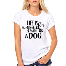 Load image into Gallery viewer, Women Clothes Dog Paw Cute Lover  Funny Summer  Fashion Cartoon Print Ladies Woman Harajuku Punk Top Tee Shirt T Female T-shirt

