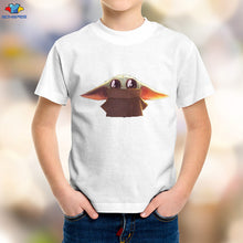 Load image into Gallery viewer, SONSPEE 3D Boy Science Fiction Movie Star Wars Kids T-Shirt Space War The Mandalorian Men's Shirt  Kawaii Yoda Baby Children Top
