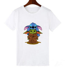 Load image into Gallery viewer, Showtly  2019 The Mandalorian Baby Yoda Sweatshirt Men/Women Star Wars TV Series T shirt 90S Science Fiction Movies Tee Tops
