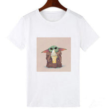 Load image into Gallery viewer, Showtly  2019 The Mandalorian Baby Yoda Sweatshirt Men/Women Star Wars TV Series T shirt 90S Science Fiction Movies Tee Tops
