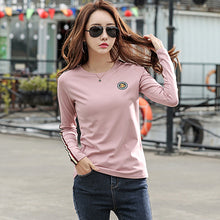 Load image into Gallery viewer, shintimes Long Sleeve T Shirt Women 2020 Cotton T-Shirt Female Korean Style Woman Clothes Plus Size Tshirt Vogue Tee Shirt Femme
