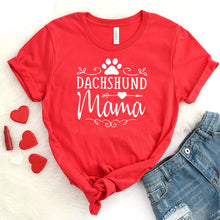 Load image into Gallery viewer, Dachshund Mama Women Tshirt 100% Cotton Summer Harajuku T Shirt Aesthetic Graphic Tees Dog Lover Tops Kawaii Clothes Drop Ship
