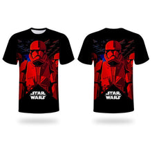 Load image into Gallery viewer, 2019 Super popular science fiction Hot sale Men T shirt WHOSONG Star Wars 9 3D T-shirt Cool modern Boys clothes Tops Tees
