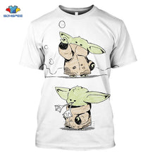 Load image into Gallery viewer, Mandalorian T Shirt Star Wars Boba Fett Space Opera TV Series T-Shirts Science Fiction Movies Tshirt Plus Size Casual Tees F34
