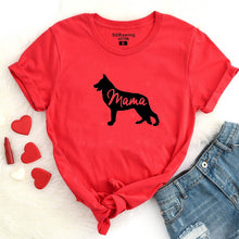 Load image into Gallery viewer, German Shepherd Shirt Gift For Dog Lovers T Shirt Pet Lover Gift Dog Mom Shirt Animal Lover Dog Owner Mama tops Ladies tees

