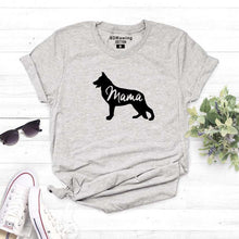 Load image into Gallery viewer, German Shepherd Shirt Gift For Dog Lovers T Shirt Pet Lover Gift Dog Mom Shirt Animal Lover Dog Owner Mama tops Ladies tees
