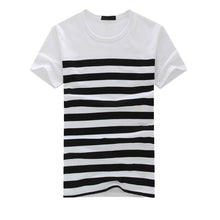Load image into Gallery viewer, 2020 New T Shirt Men's T Shirt Summer Fashion Short Sleeve O-neck Tshirt Design Stripe Printing Clothing Stripe Printing M-2XL
