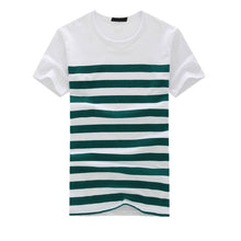 Load image into Gallery viewer, 2020 New T Shirt Men&#39;s T Shirt Summer Fashion Short Sleeve O-neck Tshirt Design Stripe Printing Clothing Stripe Printing M-2XL
