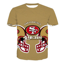 Load image into Gallery viewer, Phantasy 2020 San Francisco 49ers Casual Shirt Men Shirts Sport T-shirts Men Tshirt American Football Rugby
