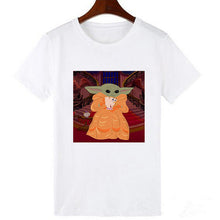 Load image into Gallery viewer, Showtly   The Mandalorian Baby Yoda Sweatshirt Men/Women Star Wars TV Series T shirt 90S Science Fiction Movies Tee Tops
