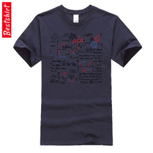 Load image into Gallery viewer, Math Mathematics Formulas Numbers Graphic Tshirts Geometric Area Theroy Science Physical Chemistry 100% Cotton Men T-Shirt
