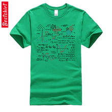 Load image into Gallery viewer, Math Mathematics Formulas Numbers Graphic Tshirts Geometric Area Theroy Science Physical Chemistry 100% Cotton Men T-Shirt

