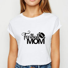 Load image into Gallery viewer, Young Ladies Football Mom tshirt Cute Graphic Hipster Spring Summer T Shirt Harajuku Popular Clothing Oversize O-Collar T-shirt
