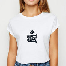 Load image into Gallery viewer, Young Ladies Football Mom tshirt Cute Graphic Hipster Spring Summer T Shirt Harajuku Popular Clothing Oversize O-Collar T-shirt
