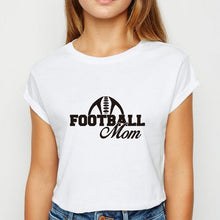 Load image into Gallery viewer, Young Ladies Football Mom tshirt Cute Graphic Hipster Spring Summer T Shirt Harajuku Popular Clothing Oversize O-Collar T-shirt
