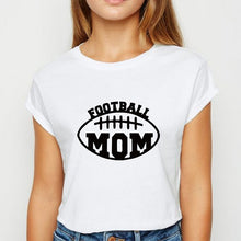 Load image into Gallery viewer, Young Ladies Football Mom tshirt Cute Graphic Hipster Spring Summer T Shirt Harajuku Popular Clothing Oversize O-Collar T-shirt
