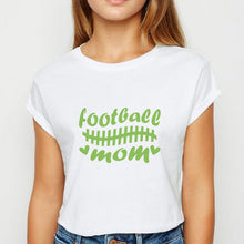 Load image into Gallery viewer, Young Ladies Football Mom tshirt Cute Graphic Hipster Spring Summer T Shirt Harajuku Popular Clothing Oversize O-Collar T-shirt
