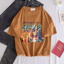 Load image into Gallery viewer, korean kawaii Stripped T Shirt New Fashion Clothes for Women Summer tees Tops embroidery 90's girls Tshirt Harajuku Streetwear
