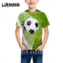 Load image into Gallery viewer, T-shirt 3D print Men women soccer Anime t shirt football tees top Harajuku KIDS shirts baby children tshirt fashion Short Sleeve
