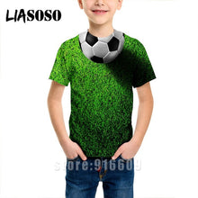Load image into Gallery viewer, T-shirt 3D print Men women soccer Anime t shirt football tees top Harajuku KIDS shirts baby children tshirt fashion Short Sleeve
