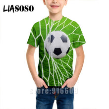 Load image into Gallery viewer, T-shirt 3D print Men women soccer Anime t shirt football tees top Harajuku KIDS shirts baby children tshirt fashion Short Sleeve
